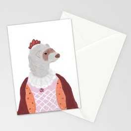 Queen Ferret Stationery Cards