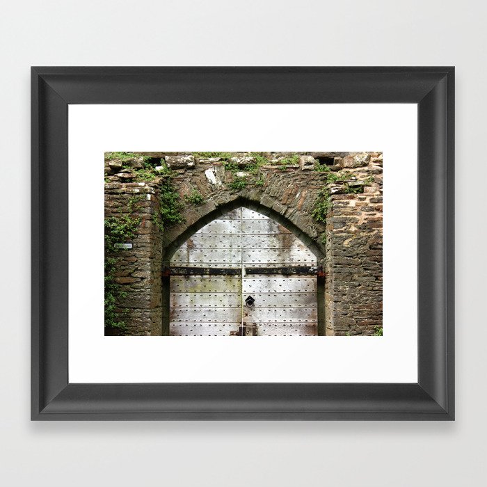 Caerphilly Castle Gate Framed Art Print