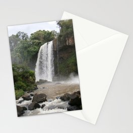 Argentina Photography - Waterfall In The Argentine Jungle Stationery Card