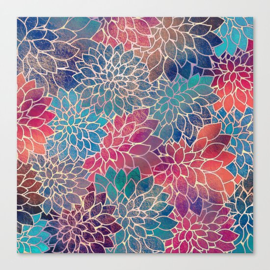 Floral Abstract 8 Canvas Print