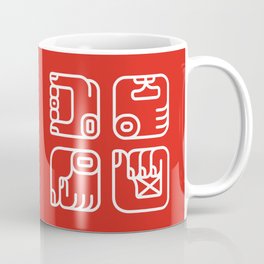Mayan Glyphs ~ Hands Coffee Mug