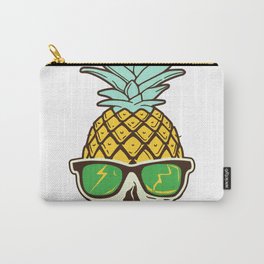Pineapple Funny Skull Carry-All Pouch