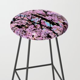 Spring Pink Cherry Blossom in the Scottish Highlands in I Art Bar Stool