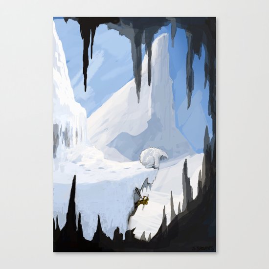 Yeti Encounter Canvas Print