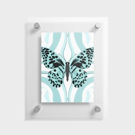Butterfly - blue Floating Acrylic Print