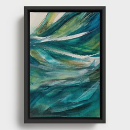 Obedient Wind and Waves Framed Canvas