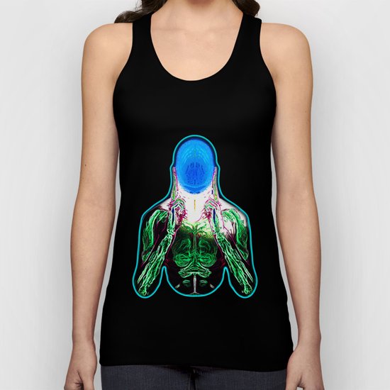 MIND #1 Psychedelic Meditation Vibrant Ethereal Design Unisex Tank Top