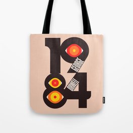 1984, George Orwell, book cover, illustration, cult books, Nineteen Eighty-Four art Tote Bag