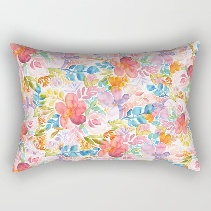 Tropical Floral Rectangular Pillow
