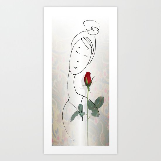 A non-word mood Art Print