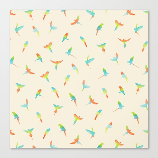 Parrots ! Papagei ! Canvas Print