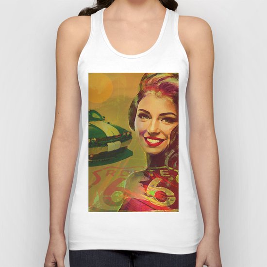 hitch-hiker Unisex Tank Top