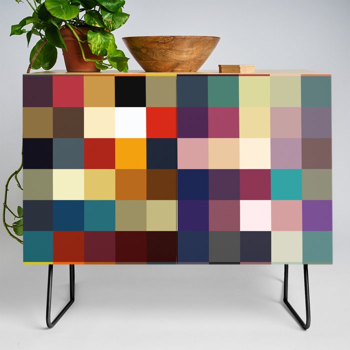 Colorful Tretris Keelut Credenza