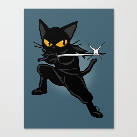 Ninja! Canvas Print