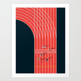 Sprinter  Art Print