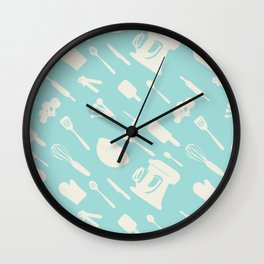 In The Kitchen — Turquoise Wall Clock