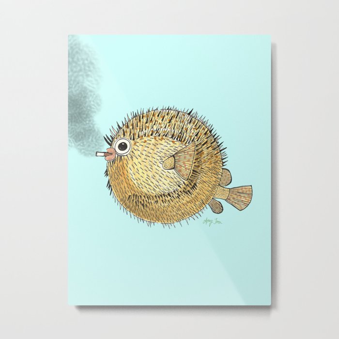 Blowfish Metal Print