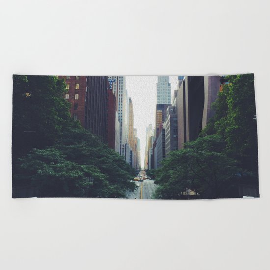 City Park New York 4 Beach Towel