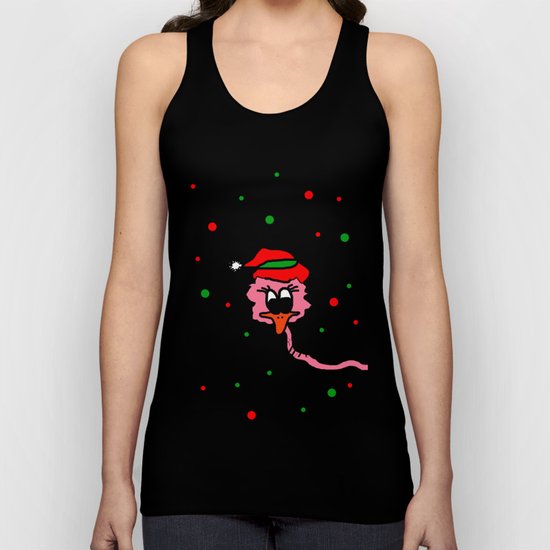 Christmas Pink Duck | The Duck that he thought it was swans Unisex Tank Top