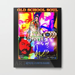 OLD SCHOOL SOUL Metal Print | Music, Graphic Design, Abstract, Movies & TV, Collage 