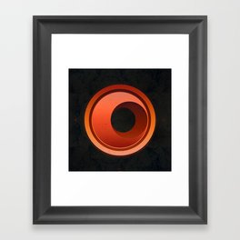 Hole On Red MoOn Framed Art Print