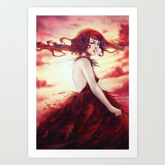 Fire Storm Art Print