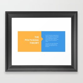 The Polyvagal Theory Framed Art Print