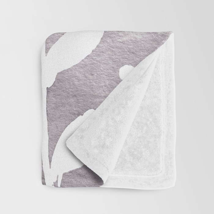 Whimsical Watercolor Flowers Light Grey Throw Blanket By Whimsical Watercolor Flowers Light Grey Throw Blanket