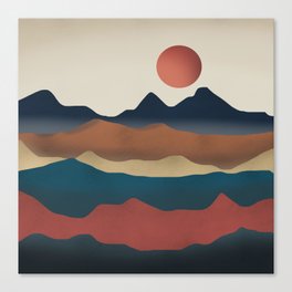 Red planet Canvas Print