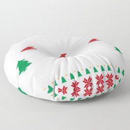 Christmas Christmas "Naughty but nice" Floor Pillow