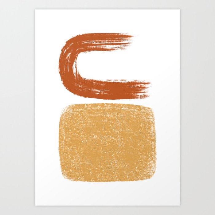Abstract Composition Design 26, Harmonious Abstracts Art Print
