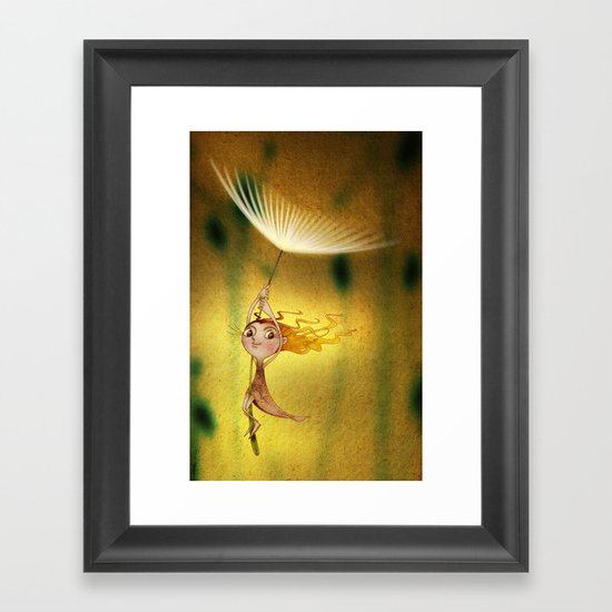 Flying Framed Art Print