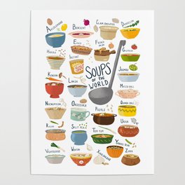 Soups of the World Poster