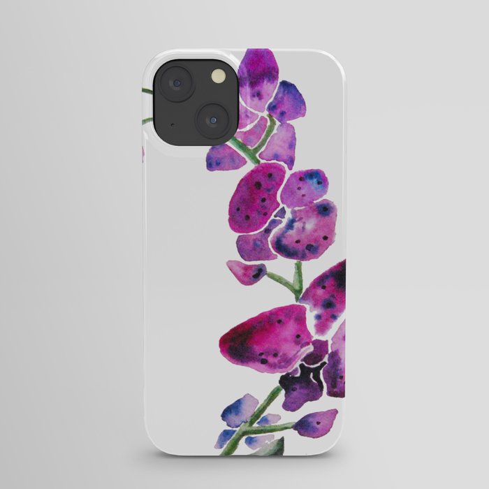 Purple Orchids iPhone Case