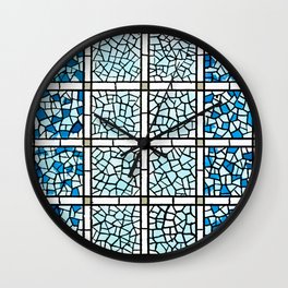 Belcher Mosaic Stained Glass Door Light Wall Clock