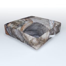 Petrified wood 3266 Outdoor Floor Cushion
