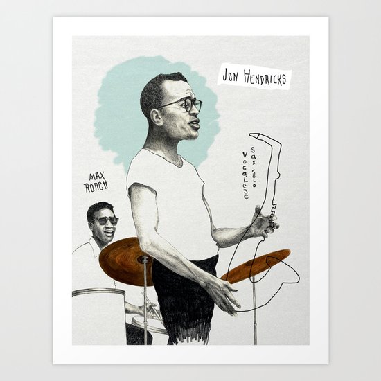 ANALOG zine - Vocalese Sax Solo Art Print
