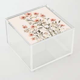 Gentle Flowers Acrylic Box