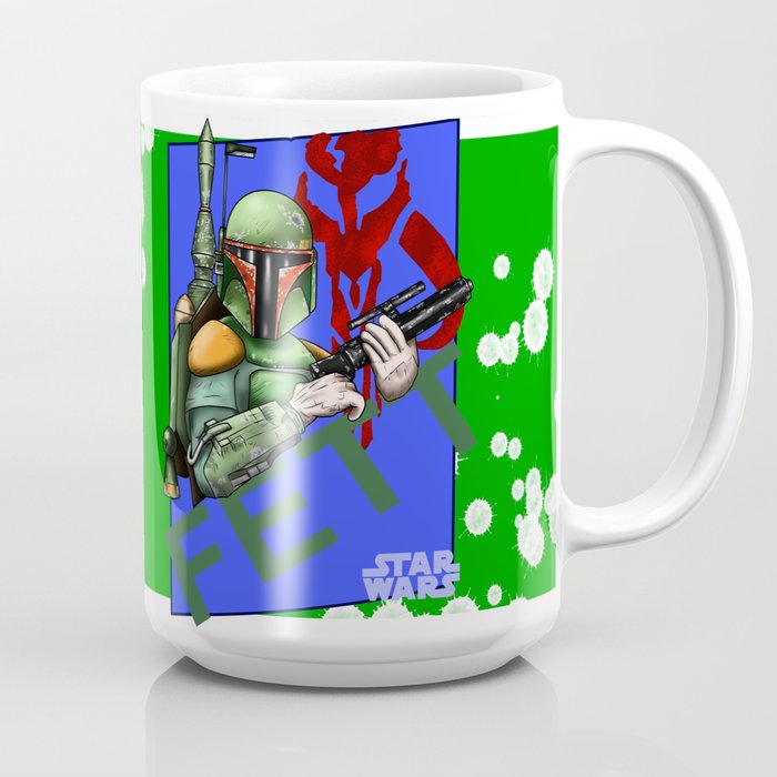 Star Wars Boba Fett Green 20 oz. Jumbo Ceramic Mug