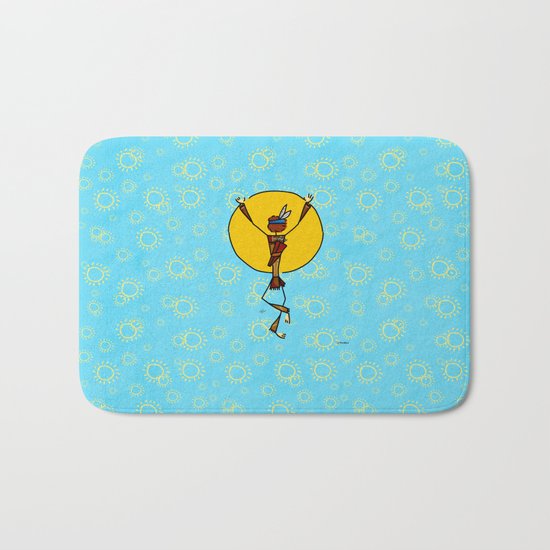 Spiritual dance Bath Mat