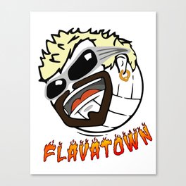 Volleyball Flavatown Canvas Print