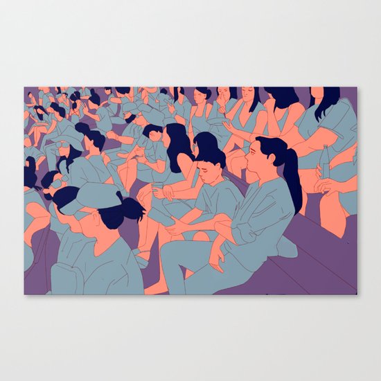 The Bleachers Canvas Print