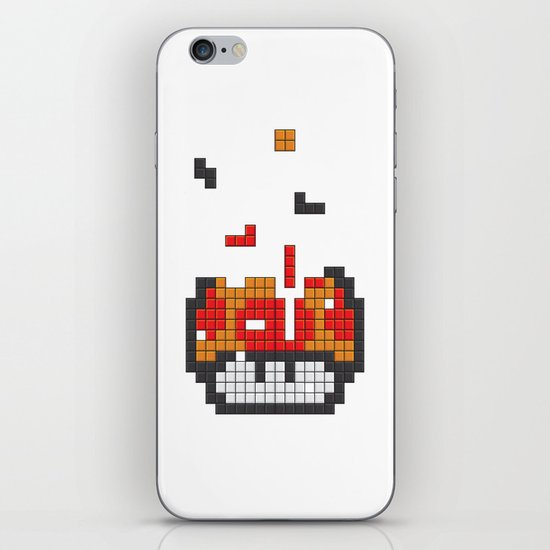 Super Mario Mushroom Tetris iPhone & iPod Skin