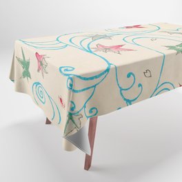 Maple Leaves Vintage Japanese Pattern Tablecloth