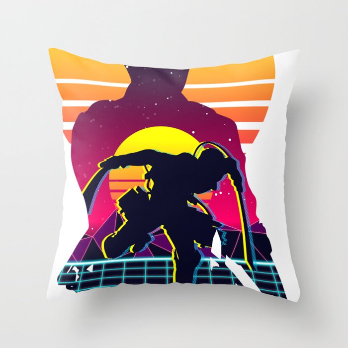 Fortnite online throw pillow