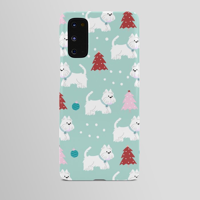 Westie Xmas Pattern Android Case