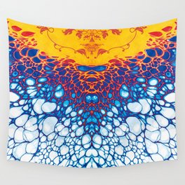 Blue lace Wall Tapestry