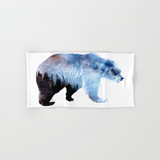 Lazy Bear Hand & Bath Towel