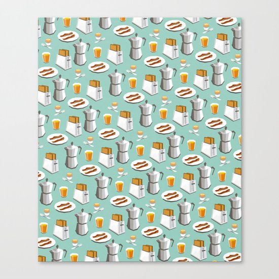 Happy breakfast! Canvas Print