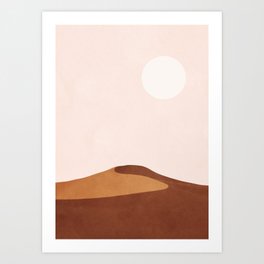 A Lonely Dune Art Print